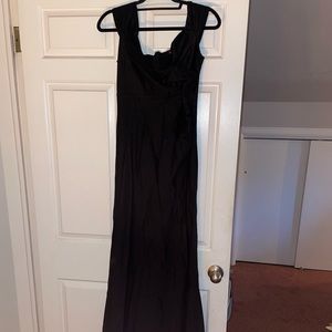 Black dress, silk like, fashion nova, size xl
